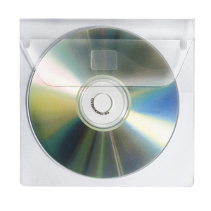 VELOFLEX CD-DVD Hülle - PP - selbstklebend - glasklar - 100 Stück