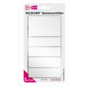 VELOFLEX VELOCARD Namensschilder - 90 x 57 mm - PVC -...