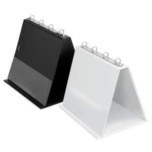 VELOFLEX Tischflipchart - DIN A4 quer - PVC - wei&szlig;