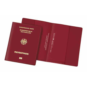 VELOFLEX Reisepass-Schutzhülle Document-Safe - 100 x 135 mm - PVC - rot