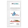 VELOFLEX Visitenkartenh&uuml;llen - DIN A5 - PP - f&uuml;r 6 Karten - transparent - 10 St&uuml;ck