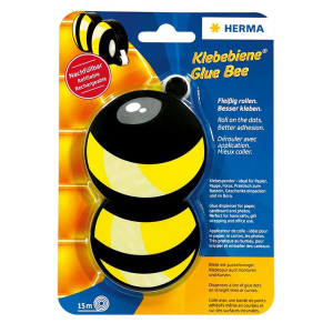 Herma 1104 Kleberoller - Biene - gelb - schwarz - ablösbar - 15 m