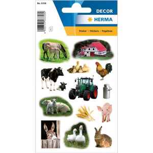 Herma 3358 DECOR Sticker - Bauernhoftiere - 39 Stück