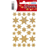 Herma 3916 DECOR Sticker - Sterne - sechszackig - gold - 27 Stück