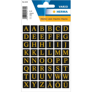 Herma 4130 VARIO Buchstaben - &Oslash; 13 mm - A bis Z -...