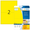 Herma 4496 SPECIAL Etiketten - DIN A4 - 199,6 x 143,5 mm - gelb - 40 Stück