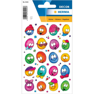 Herma 5444 DECOR Sticker - Lustige Gesichter - 60 Sticker