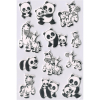 Herma 6021 MAGIC Sticker - Panda & Zebrafamilien - 12 Stück