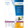 Herma 8624 SPECIAL CD-Etiketten - DIN A4 - Ø 116 mm - weiß - - permanent haftend - 20 Stück