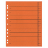 Preiswert & gut Trennblatt, 230 g/qm, A4, 24x30cm, orange 100 Stück