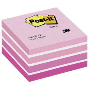 Post-it Haftnotiz-Würfel Pastellfarben, 76x76mm