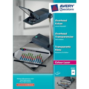 Avery Zweckform Laserfolie f&uuml;r Farb-Laserdrucker, A4,