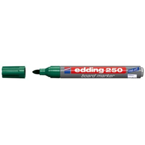 edding 250 Whiteboardmarker - Rundspitze - 1,5-3 mm - nachf&uuml;llbar - gr&uuml;n