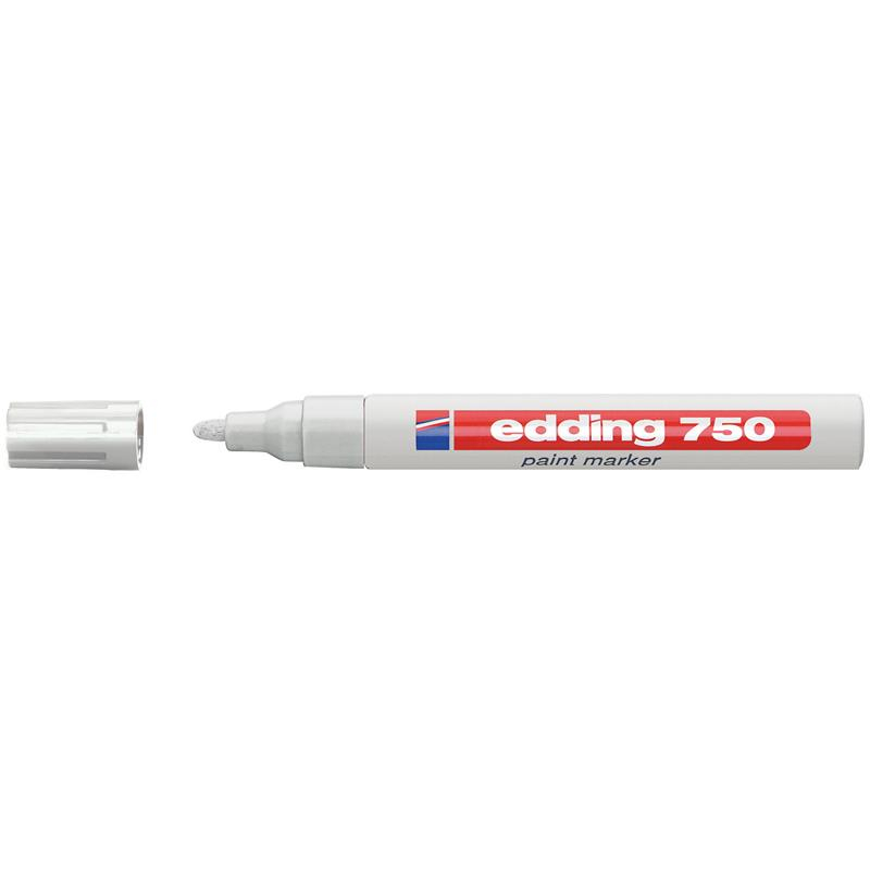 edding 750 Lackmarker - 2-4 mm - weiß