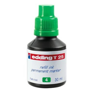 edding T25 Nachf&uuml;lltinte Permantmarker - gr&uuml;n - 25 ml