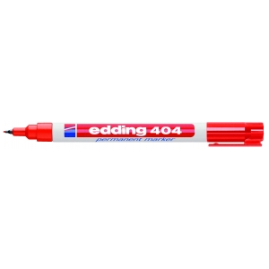 edding 404 Permanentmarker - Rundspitze - 0,75 mm -  rot