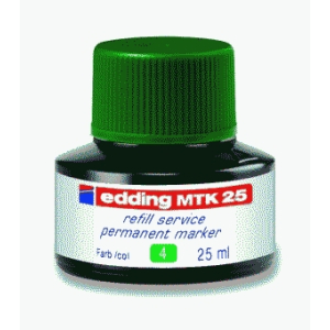 edding MTK25 Nachf&uuml;lltinte Permanentmarker - gr&uuml;n - 25 ml