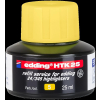 edding HTK25 Nachfülltinte Textmarker - gelb - 25 ml - für edding 24 + 345