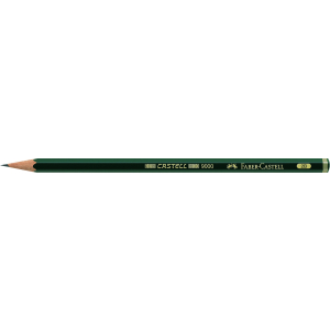 Faber-Castell Castell 9000 Bleistift - H&auml;rtegrad 2B