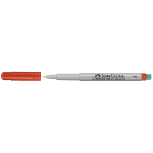 Faber-Castell Multimarker F 0,6mm, non-perm. rot