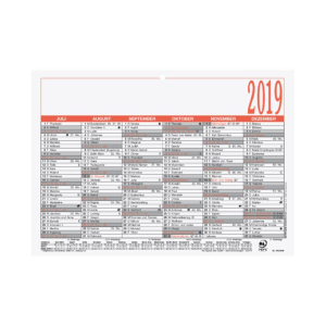 Tafelkalender mit Namenstage 2024, A4, ca. 29,7x21,0cm,