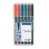 STAEDTLER Lumocolor permanent pen 317 Folienstift - M - 1 mm - 6 Farben