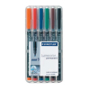 STAEDTLER Lumocolor permanent pen 314 Folienstift - B - 1+2,5 mm - 6 Farben