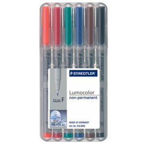 STAEDTLER Lumocolor non-permanent pen 316 Folienstift - F...