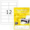 TopStick 8711 Etiketten - 96,5 x 42,3 mm - weiß - 1.200 Stück