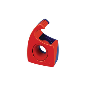 tesa Easy Cut Handabroller - leer für Rollen bis 10 m x 19 mm - rot/blau