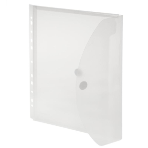 FolderSys Transparent-Umschlag, Dehnfalte, 31,0x25,0x2,0