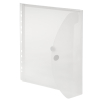 FolderSys Transparent-Umschlag, Dehnfalte, 31,0x25,0x2,0