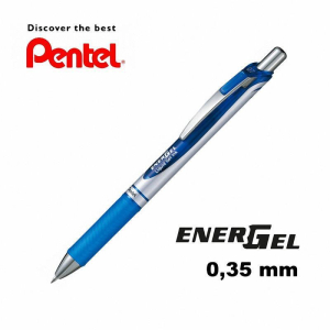 Pentel Gel-Tintenroller Liquid EnerGel BL77 0,35mm blau