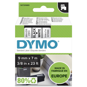 DYMO Original D1 Schriftband - 9 mm x 7 m - schwarz auf...