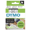 DYMO Original D1 Schriftband -  6 mm x 7 m -  schwarz auf weiß