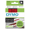 DYMO Original D1 Schriftband - 19 mm x 7 m - schwarz auf rot