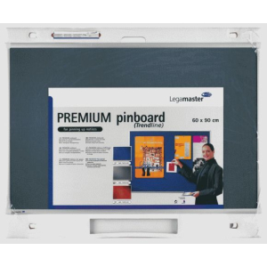 Legamaster Pinboard PREMIUM, 60x90cm, Bespannung Textil, grau