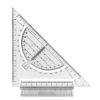 Aristo Schnellzeichendreieck für Zeichenschiene - Hypotenuse 22 cm