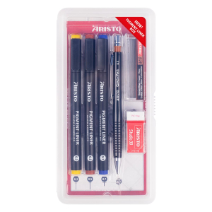Aristo College-Pigmentliner-Set - Geo Pen - 0,3/0,5/0,7 mm