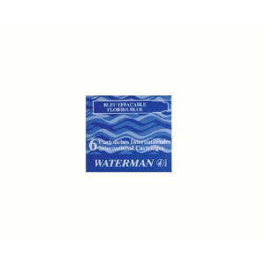 Waterman Tintenpatrone International 6St floridablau