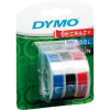 Dymo Prägeband PVC 9mm x 3m , 3 Stück