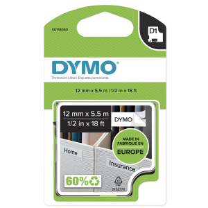 DYMO Original D1 Hochleistungsband - Polyester - 12 mm x...