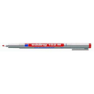 edding 152 M non-permanent pen Folienschreiber - 1 mm - rot