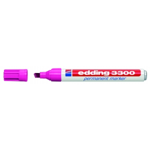 edding 3300 Permanentmarker - Keilspitze - 1-5 mm - rosa