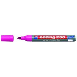 edding 250 Whiteboardmarker - Rundspitze - 1,5-3 mm - nachfüllbar - rosa