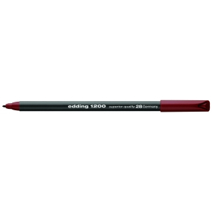 edding 1200 colour pen fine Fasermaler - 1 mm - englischrot