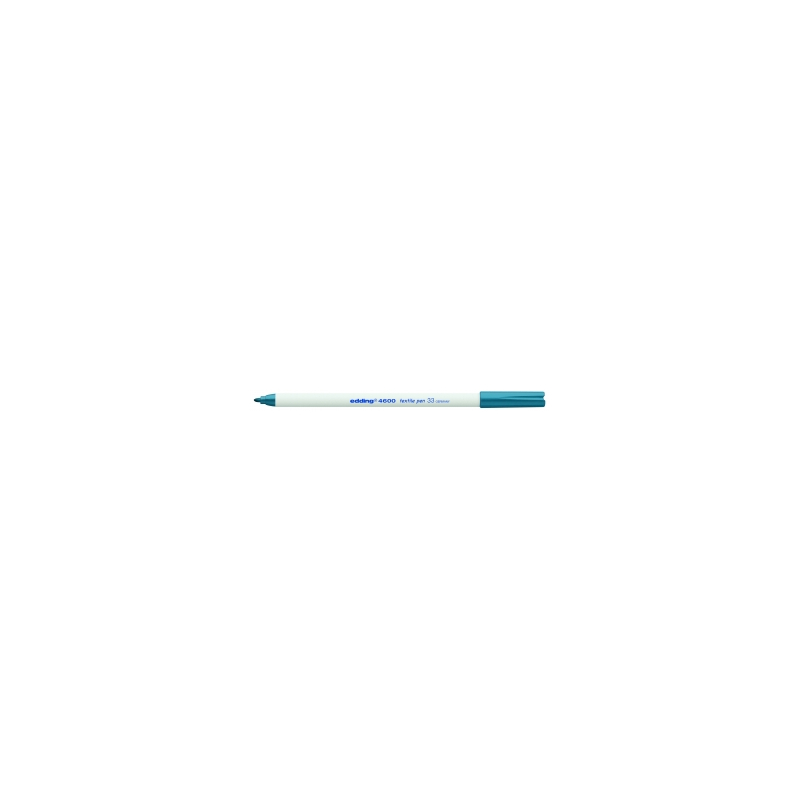 edding 4600 Textilstift - Rundspitze - 1 mm - orientblau