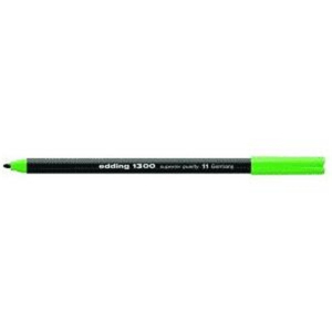 edding 1300 colour pen Fasermaler - 2 mm - hellgr&uuml;n