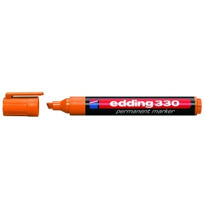 edding 330 Permanentmarker - Keilspitze - 1-5 mm - orange