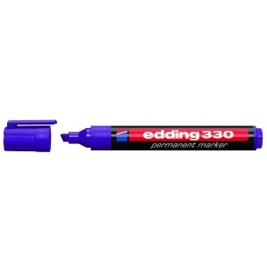 edding 330 Permanentmarker - Keilspitze - 1-5 mm - violett